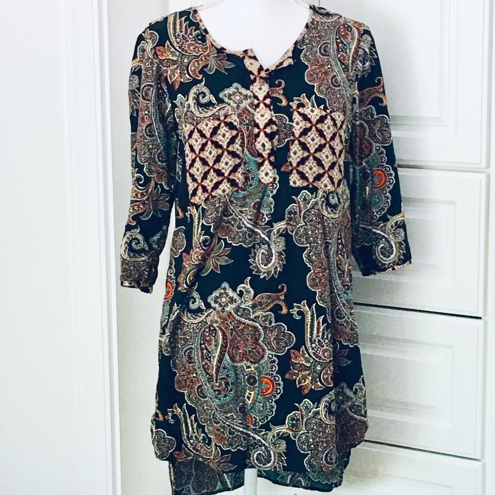 Paisley Cotton Tunic